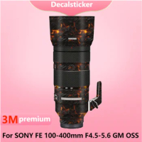 For SONY FE 100-400mm F4.5-5.6 GM OSS Lens Sticker Protective Skin Decal Vinyl Wrap Film Anti-Scratch Protector Coat SEL100400GM