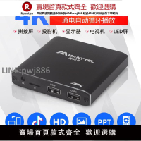 【公司貨優質服務】美利多M29高清藍光視頻播放器自動循環播放4K廣告機U盤PPT播放器