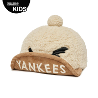 【MLB】童裝 FLEECE可調式棒球帽 童帽 Mega Bear系列 紐約洋基隊(7AWRC0426-50BGL)