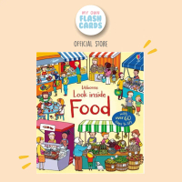 Usborne Look Inside Food Children Education Board Book Buku Anak Impor