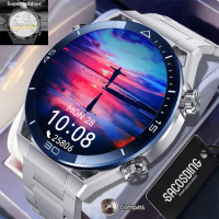 2023 New Business Ultimate Smart Watch for Huawei Men Bluetooth Call Compass NFC 100+ Sprots Smartwatch Waterproof Watches IOS