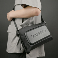TAJEZZO CUBE系列 C5 Pro 硬殼側背包-經典黑 (防盜、防潑水)
