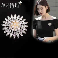 2021新款胸針服飾裝飾胸花女創意別針韓國配飾品合金鑲鉆氣質個性