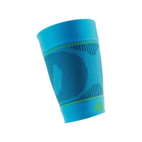 BAUERFEIND 專業運動大腿壓縮束套加長版-護具  保爾範 一雙入 水藍螢光綠