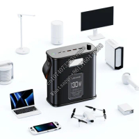 USAMS Wholesale Portable 80000mAh 130W Power Station Outdoor Camping Power Generator Super Fast Charging Power Station