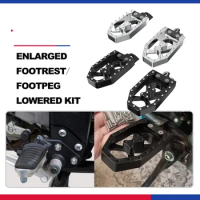 Motorcycle Enlarged Wide Foot Pegs FootRest Footpegs Rests Pedals For Suzuki RM85 DR-Z250 DR-Z125 DR200 DR650/SE DR250 DR350