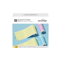 【PeriPage】愛立熊紙廠77mm 彩色貼紙(感熱貼紙/標籤紙捲/標籤貼紙/打印貼紙/熱敏紙)