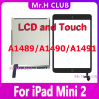 For iPad Mini 2 A1489 A1490 A1491 Mini2 Touch Digitizer Sensor Glass And LCD Display Screen Panel Monitor Assembly Repair Parts