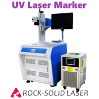 UV Laser Marking Machine 3W 5W 8W 10W 355nm High Precision Marker Glass Crystal Engrave Plastic LED Lamp