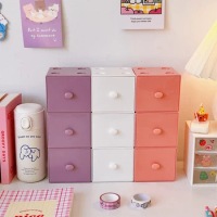 Drawer Storage Box Desktop Organizers Stackable Multilayer Stationery Pencil Box Jewelry Makeup Boxs Home Decoration Accessories