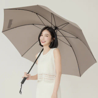 【雨傘王】30吋超大傘面長傘 輕量 手開傘 直傘(BigPurple 超值款無維修)
