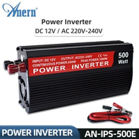ANERN Power Inverter 300W 490W Voltage DC 12V To AC 220V 240V Transformer Power Converter Modified Sine Wave Solar Inverter