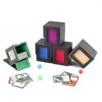 Card Deck Storage Box TCG MTG Board Games Commander Card Carrying Organiser Case Trading 3\x 4\" Reg
