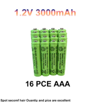 Original genuine AAA 3000mAh 3A 1.2V J nickel hydrogen rechargeable battery, suitable for MP3 RC toy LED flashlight