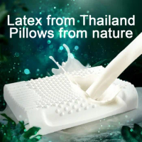 Breathable Latex Pillow Bedding Orthopedic Pillow Neck Protection Slow Rebound Sleeping Pillows 60*40CM Relax The Cervical