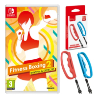 【Nintendo 任天堂】Switch遊戲 減重拳擊2 + iplay 拳擊握環紅藍(台灣公司貨 支援中文 健身 有氧 格鬥)
