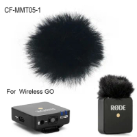 Canfon Furry Windproof Windscreen Compatible for RODE Wireless GO I and Saramonic Blink500 Wireless Microphone