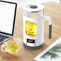 600ML Mini Multi-function Electric Kettle Health Preserving Pot Glass Boiled Tea Pot Hot Water bottle Warm Kettle 220V