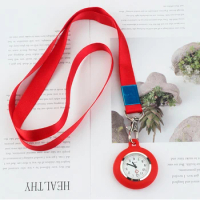 Lanyard Clip Nurse Watch Doctor Silicone Pocket Watch Chest Medical Watch New Dropshipping