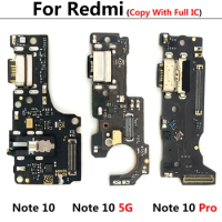 10 Pcs USB Charging Port Charger Board Flex Cable For Xiaomi Redmi Note 10 Pro / Note 10 5G Dock Connector