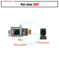Original For vivo X60 Back Rear Camera with front small camera