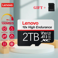Lenovo Micro TF/SD Memory Card 2TB 1TB V30 U3 128GB 512GB SD Card SD/TF Flash Card Class 10 Memory Card For Phone Drone Ps4 Ps5