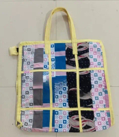Tas Barang Motif Batik Perca Extra Luggage Bag Tas kabin Mudah Dibawa 55x55cm Travel