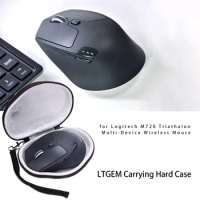 EVA Hard Case for Logitech M720 Triathalon Multi-Device Wireless Mouse - Travel Protective Carrying Bag