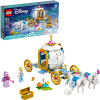 LEGO Disney Cinderella’s Royal Carriage 43192; Creative Building Kit That Makes a Great Gift, New 20