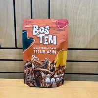 Bos Teri Ikan Teri Medan Crispy Original | Telur Asin | Balado - 80g Telur Asin