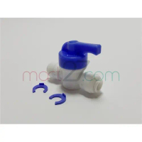 Saemmul Ball Valve 6mm 1/4\ Tube OD Port Plastic Water System Loop Connector"