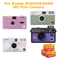 Kodak 135 Film Camera 35MM Retro Film Camera Kodak H35/H35N/M35 Non-Disposable Film Machine with Flash Function Repeatability