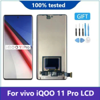 6.78" Original AMOLED For Vivo IQOO 11 Pro 11Pro LCD Display Touch Screen Digitizer Assembly V2254A Repair Parts Replacement