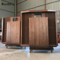 Wooddiy 15 Inch Two-way Horn System Hifi Speaker Empty Cabinet JBL Hartsfield Clone Birth Plywood One Pair Shell