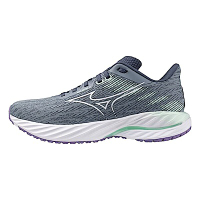 Mizuno Inspire [J1GD254621] 女 慢跑鞋 超寬楦 彈力 支撐 緩震 美津濃 灰藍 綠