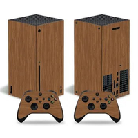 Wood design for xbox series X Skin sticker for xbox series X pvc skins for xbox series X vinyl sticker