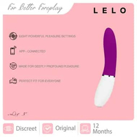 LELO Liv 3, App-Controlled Internal Stimulator (Stimulasi untuk Wanita dengan Getaran) Deep Rose