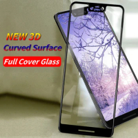 For Google Pixel3 3XL Screen Protector Film Full Cover Glass Scratch Prevention 3D Curved HD Coverage Film Tempered Glass