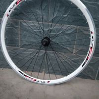自行車輪轂 26×13/8單速后輪雙層刀圈-快速出貨