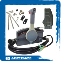 GANKSTORE99 Remote Control Box Handle 7 Pin Untuk Mesin Tempel/Boat Outboard Engine Control Box