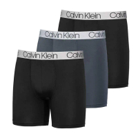 【Calvin Klein 凱文克萊】Calvin Klein/Tommy Hilfiger男時尚平口/四角褲 CK內褲三入組(母親節送禮)