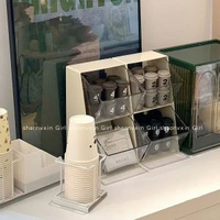 膠囊咖啡收納架 | 速溶茶包收納盒 | 茶水間置物架 | 辦公室桌面收納架 | 透明收納盒 | 吧檯置物架