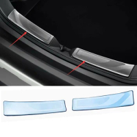 Interior styling For Toyota Corolla cross 2021 rear bumper foot protection decoration stainless steel of interior accessories
