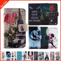 Fundas PU Flip Protect Leather Cover Shell Wallet Etui Skin Case For Just5 Freedom X1 M303 C100 M503 Blaster 2 COSMO L707 L808