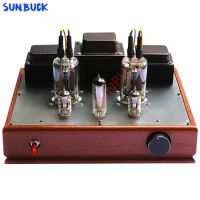 SUNBUCK FU19 12AT7 push-pull Tube Amplifier 2 stereo 15W HIFI 12AT7 Vacuum Tube Amplifier Amp Audio