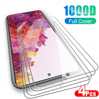 For Samsung Galaxy S20 FE 4G Glass 4Pcs Protective Glass Screen Protector Samsun Galax S20FE S 20 20FE SamsungS20FE 5G 6.5inch