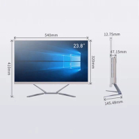 21.5 inch 23.8 inch Gaming LCD LED monit Computer monit All In One PC Desktop AIO PC i3 i5 i7