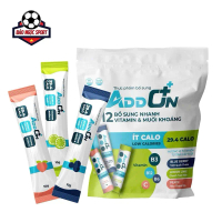 Addon29calo 3 vị tổng hợp 15 gói bột điện giải bù khoáng bù nước bù điện giải,bổ sung muối khoáng gi