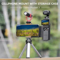 For DJI Osmo Pocket 3 Expansion Phone Holder Adapter Protective Case For DJI Pocket 3 Multi-Purpose Accessory With Storage Box