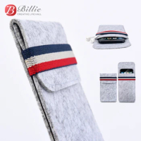 billie For iPhone X Case,For Apple iphone X 5.8"Ultra-thin Handmade Wool Felt phone Sleeve Cover For iphone xs Phone Accessories